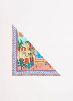 On Vacation Scarf - Azure -Outlet Seafolly Store 71932 Azure 6